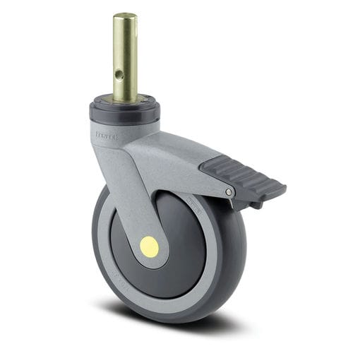Medical trolley wheel - ICS - TENTE International GmbH - for hospital bed / anti-static / with brake