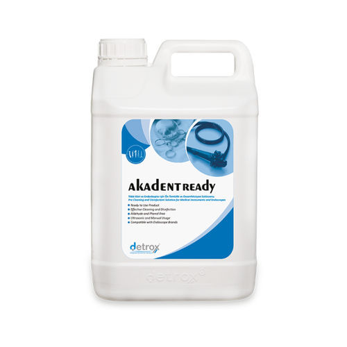 Endoscope disinfectant - Akadent Ready - Detro Healthcare - for floors / for surgical instruments / liquid