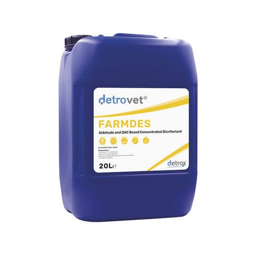 Floors ans surface disinfectant - Detrovet Farmdes - Detro Healthcare - liquid / 1000 mL / 5000 mL