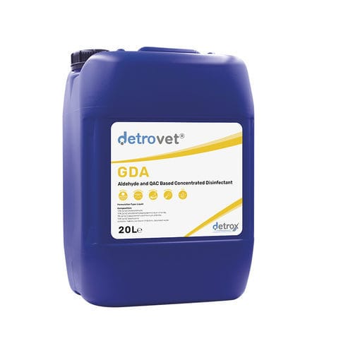Floors ans surface disinfectant - Detrovet GDA - Detro Healthcare - liquid / 1000 mL / 5000 mL