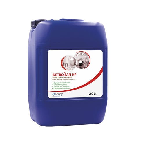 Floors ans surface disinfectant - Detro San HP  - Detro Healthcare - for floors / liquid / 5000 mL
