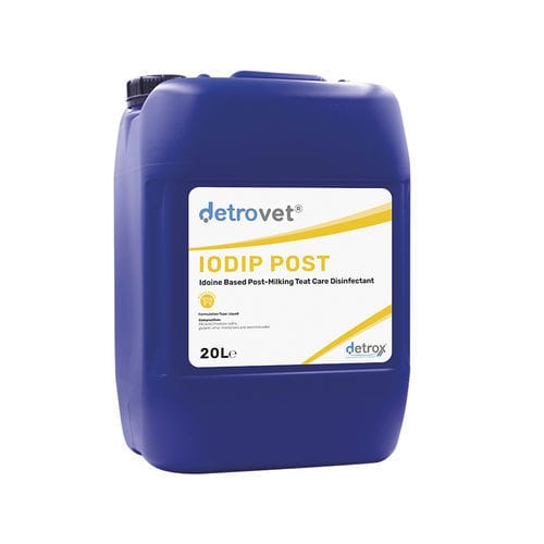 Floors ans surface disinfectant - Detrovet Iodip Post - Detro Healthcare - liquid / 5000 mL / 1000 mL