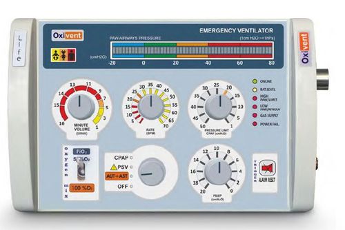 Emergency ventilator - Delta A Healthcare - intensive care / home care / electronic