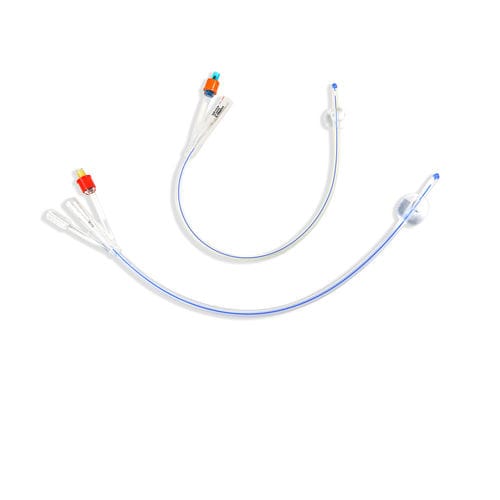 Urine drainage catheter - silicone foley H05 - DAXAN Innovative - ureteral / balloon / hydrophilic