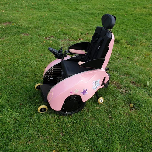 Electric wheelchair - Tiny Trax - pediatric / outdoor / with legrest
