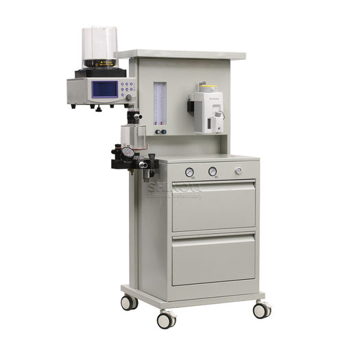 Trolley-mounted veterinary anesthesia workstation - AneCart - Shinova Medical Co., Ltd