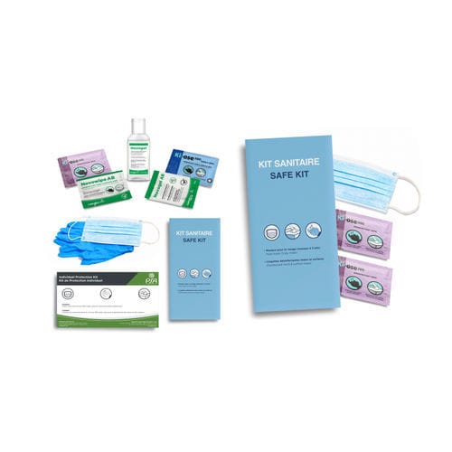 Protection medical kit - Callington - disposable / with hand sanitizer / with safety mask