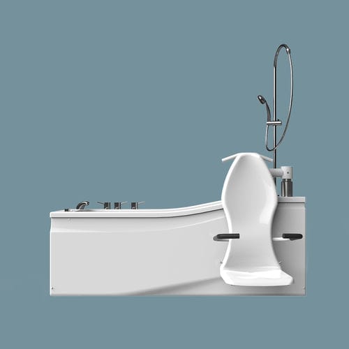 Electric medical bathtub - Compact Fixed - Astor Bannerman - with bath seat