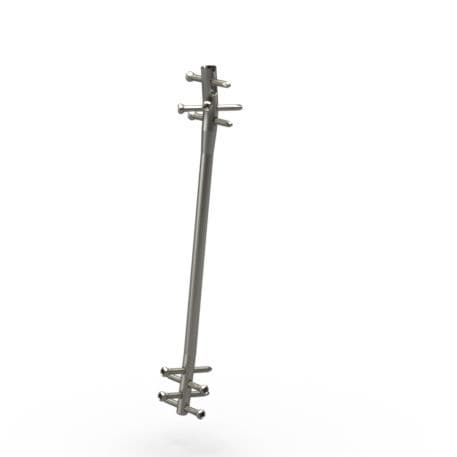 Tibial intramedullary nail - TN3 series - TASARIMMED - proximal fixation / distal fixation / metallic