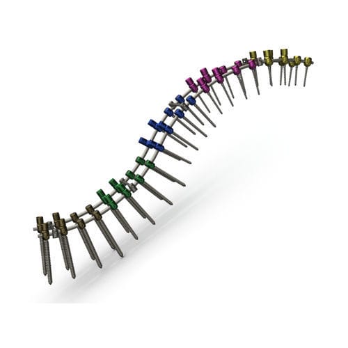 Thoraco-lumbar osteosynthesis unit - SSS4 series - TASARIMMED - posterior / adult