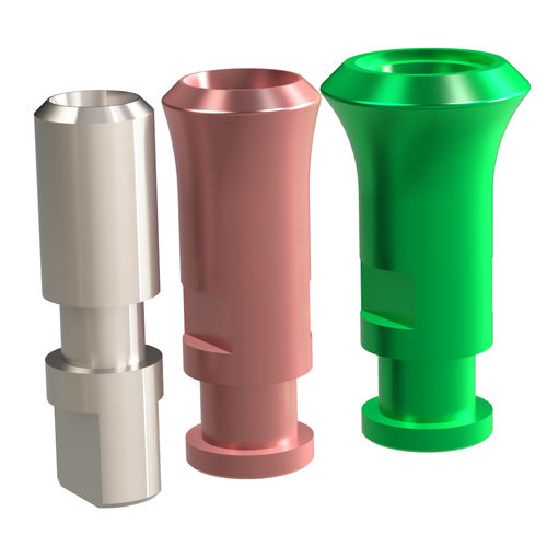 Titanium dental implant analog Straumann® Heliocos GmbH internal octagon / straight