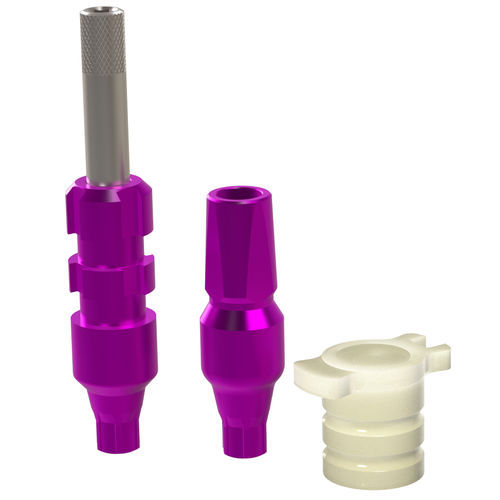 Titanium transfer abutment - 23.196.30.000 - Heliocos GmbH - internal / straight / pick-up transfer