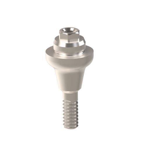 Titanium implant abutment - 21.407.00.015 - Heliocos GmbH - internal hexagon / straight / multi-unit