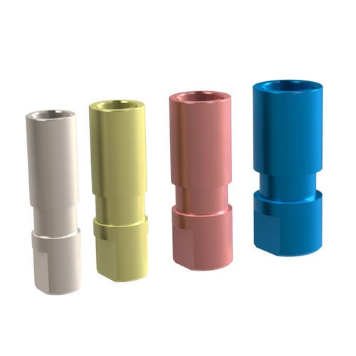 Titanium dental implant analog - Camlog® - Heliocos GmbH - internal octagon / internal tri-lobe / straight