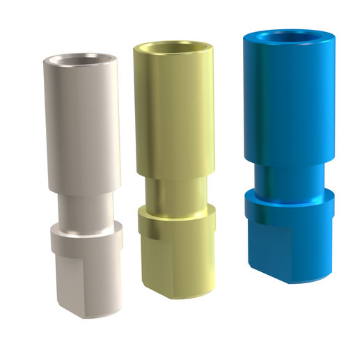 Titanium dental implant analog - 24.020.34.010 - Heliocos GmbH - internal hexagon / straight