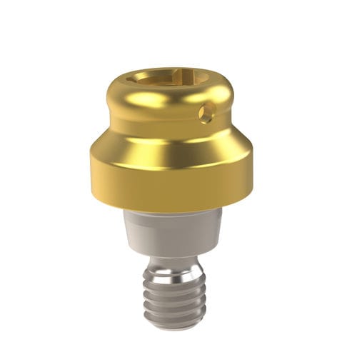 Titanium implant abutment - Straumann® - Heliocos GmbH - internal / straight / Locator®