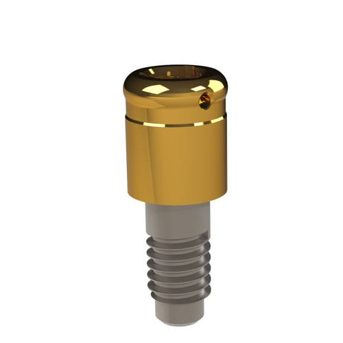 Titanium implant abutment - 26.159.38.010 - Heliocos GmbH - internal / straight / Locator®
