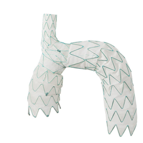 Aortic arch stent graft - NEXUS&trade; - Endospan - nitinol / polyethylene