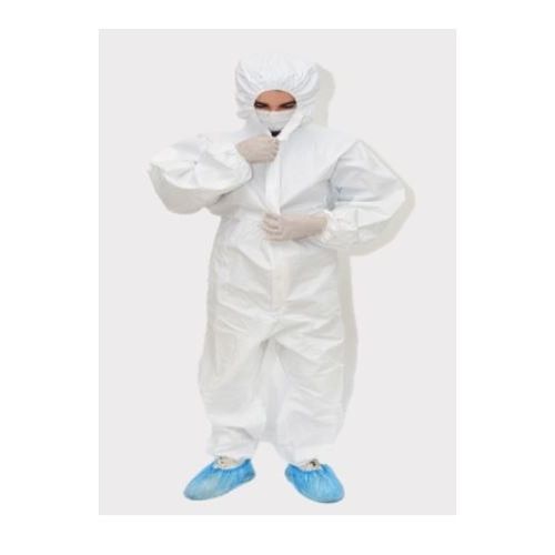 Unisex protective coveralls - Health Production Products - disposable / non-woven / white