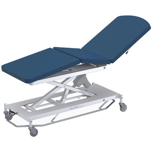 Electric examination table - MultiPro® next Praktitrans 3 - Hess Medizintechnik - with adjustable backrest / height-adjustable / on casters