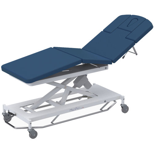 Electric examination table - MultiPro® next Praktitrans 6 - Hess Medizintechnik - height-adjustable / with adjustable backrest / ergonomic