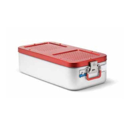 Instrument sterilization container - 202 series - C.B.M. - anodized aluminum / perforated