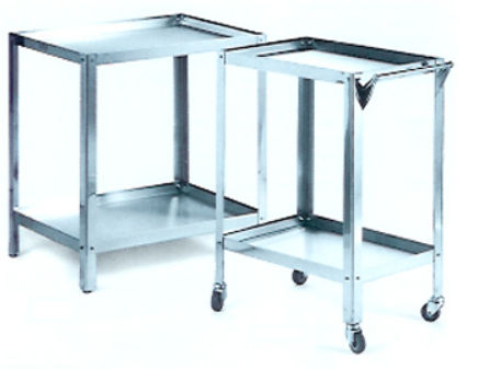 Hospital trolley - 1260 - C.B.M. - for general purposes / stainless steel / mobile