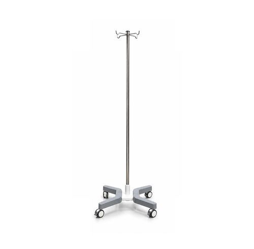 IV pole on casters - IVT-175 - Avrasyamed Medikal Limited Company - 4-hook / stainless steel