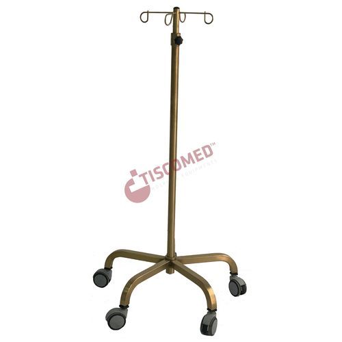 IV pole on casters - TIVS 3870 - Tiscomed - 4-hook
