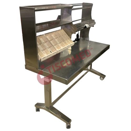 Clean room laboratory bench - TTVS 4810 - Tiscomed - sterilization / mobile / stainless steel