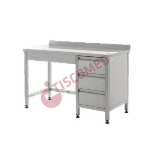 Work table - TTVA 4720 - Tiscomed - office / rectangular / mobile