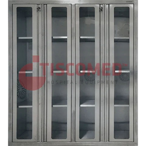 Operating room cabinet - TORC 2820 - Tiscomed - security / multi-function / with shelf