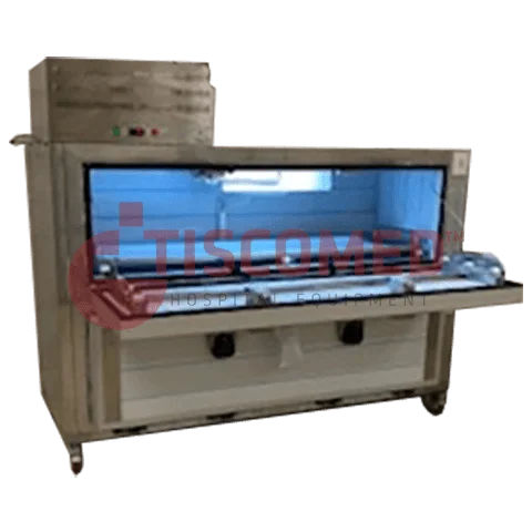 2-body refrigerated mortuary cabinet - TOMU 6050  - Tiscomed - side-loading / modular / with door