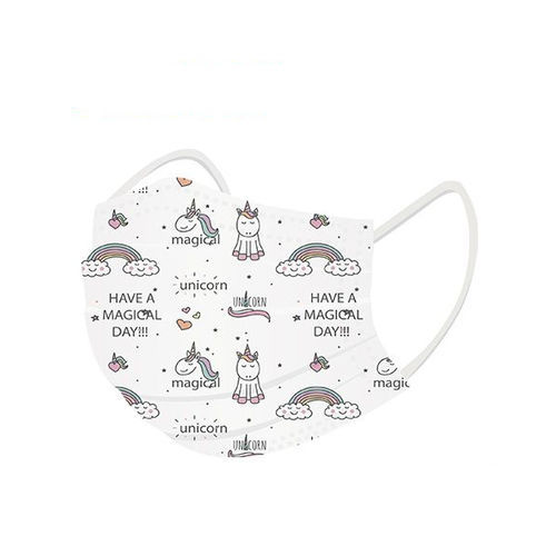 Safety mask with filter - unicorn - Changzhou Zener Medtec - half-mask / pediatric / disposable