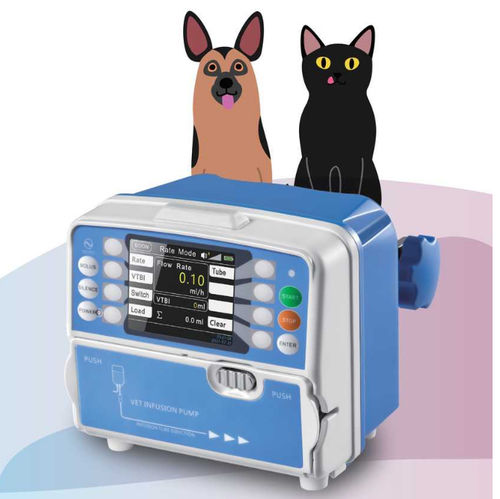 Veterinary infusion pump - HK-100VET - Shenzhen Hawk Medical Instrument - intermittent / for animals / programmable