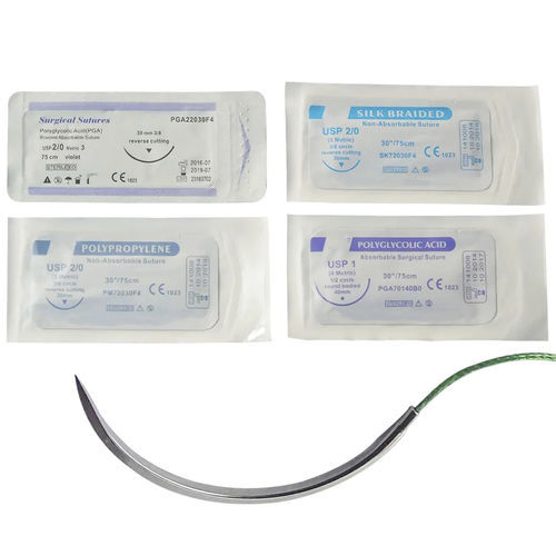 Absorbable suture thread - PDO - HWTAi - general surgery / orthopedic surgery / 7-0