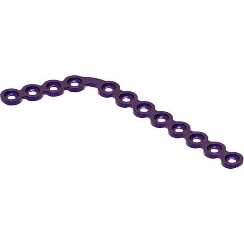 Mandible compression plate -  MRP-2.2-4+8-L-L  - Faico Medical