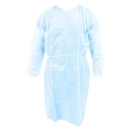 Unisex surgical gown - PP.PE Cat 3 - Dinomed Factory - polypropylene / waterproof / blue