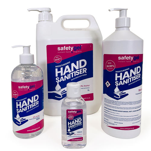 70% hand sanitizer - SGHS series - Datesand Group - 500 mL / 1000 mL / 100 ml