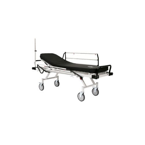 Transport stretcher trolley - PRONTO GAMMA - HOSPITOOL MEDICAL DEVICES INC. - manual / height-adjustable / with adjustable backrest