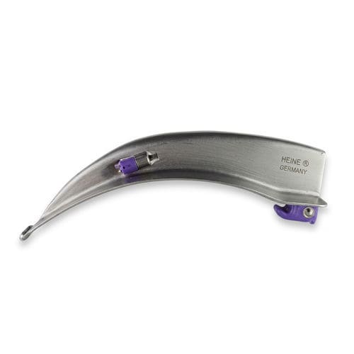 Macintosh laryngoscope blade - LONG-AL-1601-1UV - Sinmed - disposable / fiber optic