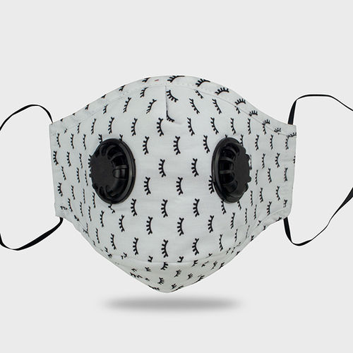 Fabric respirator mask - PM2.5  - Connexions Technology - cotton / activated carbon filter / non-woven