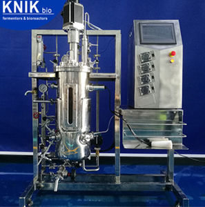 Laboratory bioreactor - BLBIO-30SJA-AUTO - KNIK CO.,LTD. - for microbial fermentation / cooling