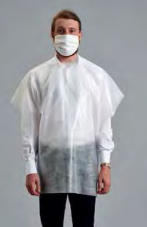 Unisex visitor gown - MANT5- P01 - Pointex - polypropylene / non-woven / waterproof