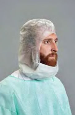 Surgical hood - CAS5- PO1 - Pointex - polypropylene / non-woven / waterproof