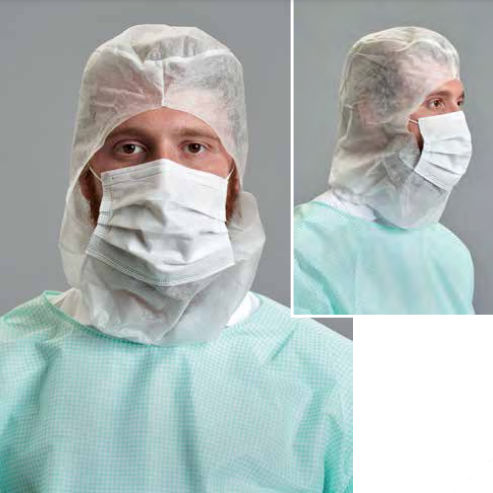 Surgical hood - CASMAS3- PO1 - Pointex - polypropylene / non-woven
