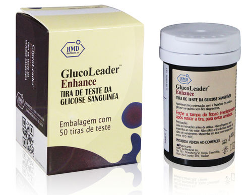 Diabete test strip - Vial  - HMD Biomedical - glucose / blood