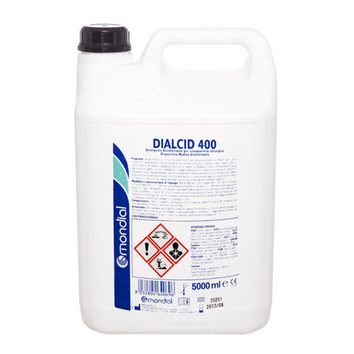 Disinfectant cleaner - DIALCID 400 - Mondial - foaming / 5000 mL / enzymatic