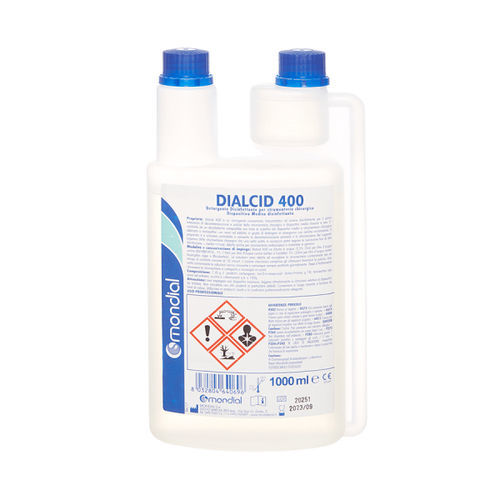 Disinfectant cleaner - DIALCID 400  - Mondial - liquid / 1000 mL / enzyme