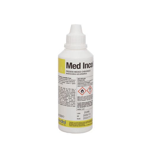 Body hygiene disinfectant - MED INCOLORE - Mondial - liquid / 250 mL / alcohol-based
